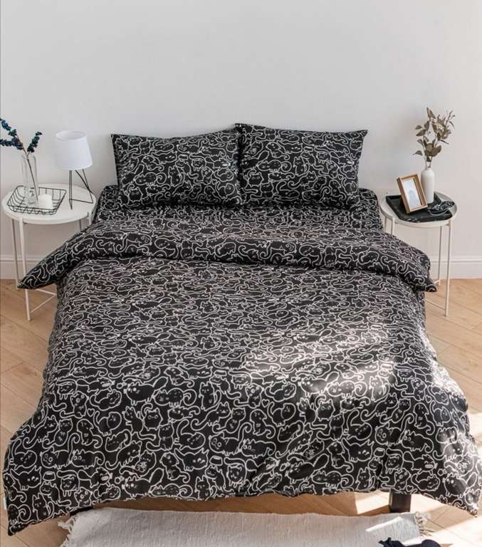 Комплект постельного белья из поплина Uniqcute 1.5 спальный наволочка 50х70см