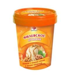 [Мск] Мороженое Филевское пломбир Пралине с грецким орехом и мягкой карамелью 550 г