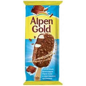 [Самара] Мороженое эскимо Alpen Gold 90 мл