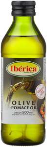 Iberica масло оливковое Pomace, стеклянная бутылка, 0.5 л, 4 бутылки (128₽ за шт)