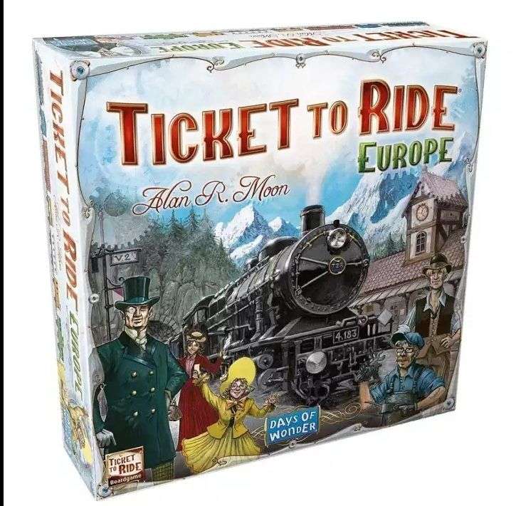 Настольные игры Ticket to ride (например, Europe)