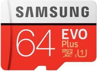 Карта памяти Samsung MicroSDXC Evo Plus 64GB (MB-MC64HARU)