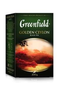 Чай черный Greenfield Golden Ceylon листовой 200г на Tmall