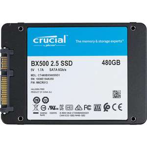 SSD накопитель CRUCIAL BX500 480Гб
