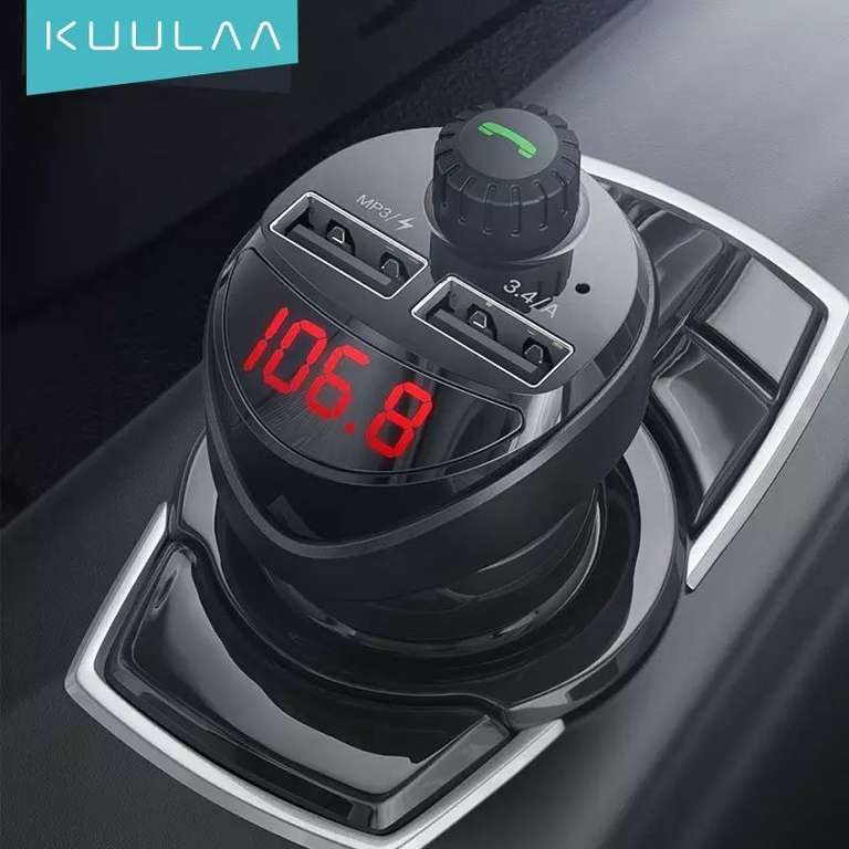 Автомобильное зарядное устройство Kuulaa LC01, USB Type-A x 2, 10 Вт