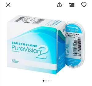 Контактные линзы Bausch & Lomb PureVision 2 HD, 6 шт, 11.5 D+ 1 вариант в описании