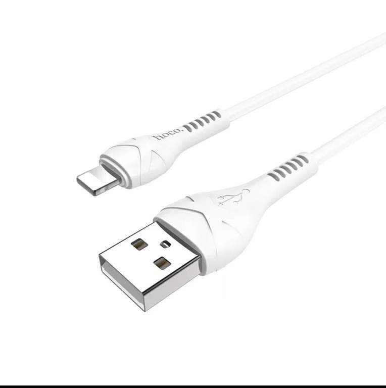 Кабель USB - Lightning Hoco 1м 2.4А х 3 шт (82₽ за 1 кабель)