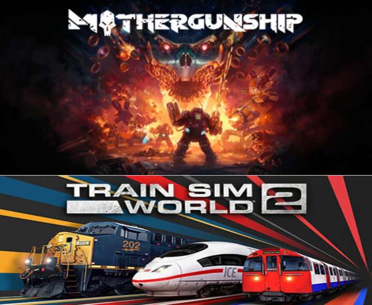 [PC] Mothergunship и Train Sim World 2 бесплатно