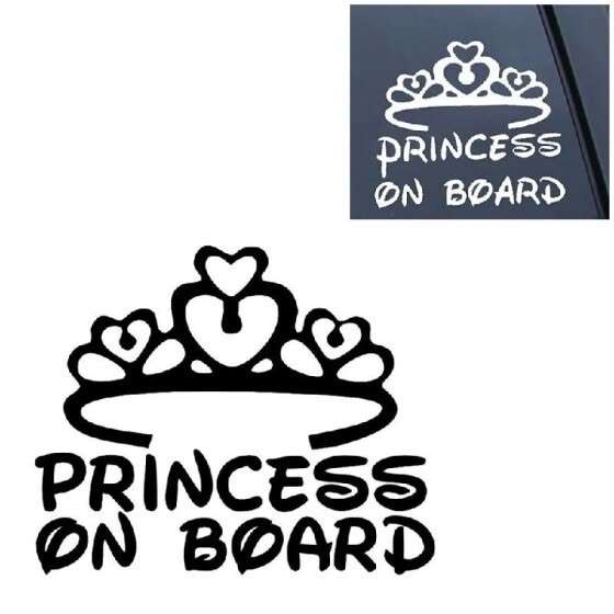 Наклейка Princess on Board  за 0.59$