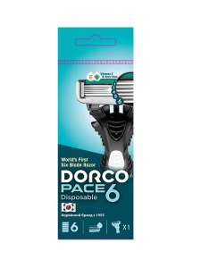 Станок для бритья Dorco Pace 6 одноразовый