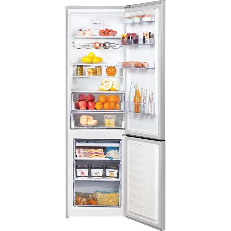 Холодильник BEKO RCNK400E20ZSS, двухкамерный, темно-серый 201 см.