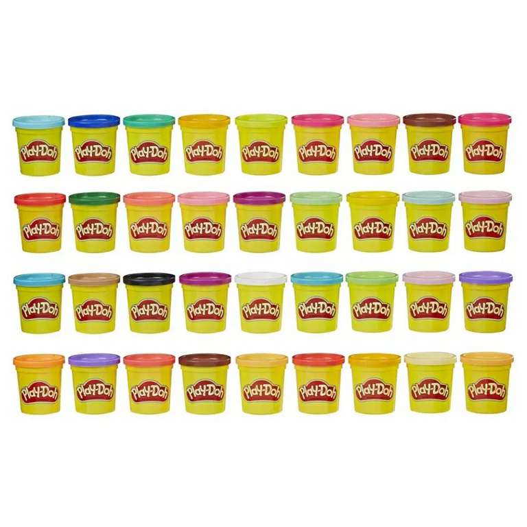 Набор игровой для лепки Play-Doh Мега-набор 36 банок х 2 набора на Tmall