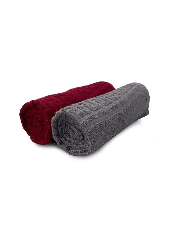 Полотенце банное, Полотенце для ванной TURBO Текстиль Комплект 2 штуки 40х70см Хлопок 40x70 см