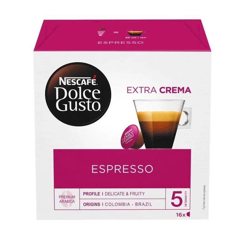 Кофе Nescafe Dolce Gusto Espresso в капсулах 16 шт х 2 пачки на Tmall