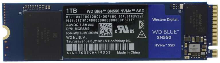 [СПб] SSD Western Digital 1000 GB WDS100T2B0C