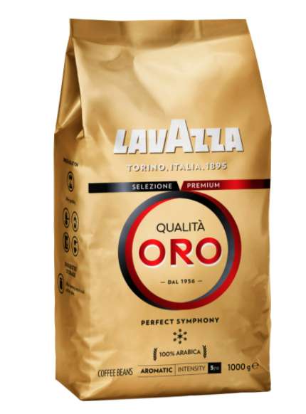 4 уп. Кофе в зернах Lavazza Qualita Oro, по 1 кг (753₽ за шт)