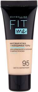 Тональный крем Maybelline New York Fit Me, 30 мл, оттенок: 100 фарфоровый