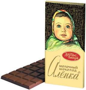Шоколад "Аленка" 65 шт + 900 баллов (учетом возврата баллами 24Р/шт)