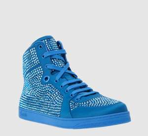 ‌Gucci Coda Crystal Embellished High-Top
// Размеры -  UK 6-9, 10-11