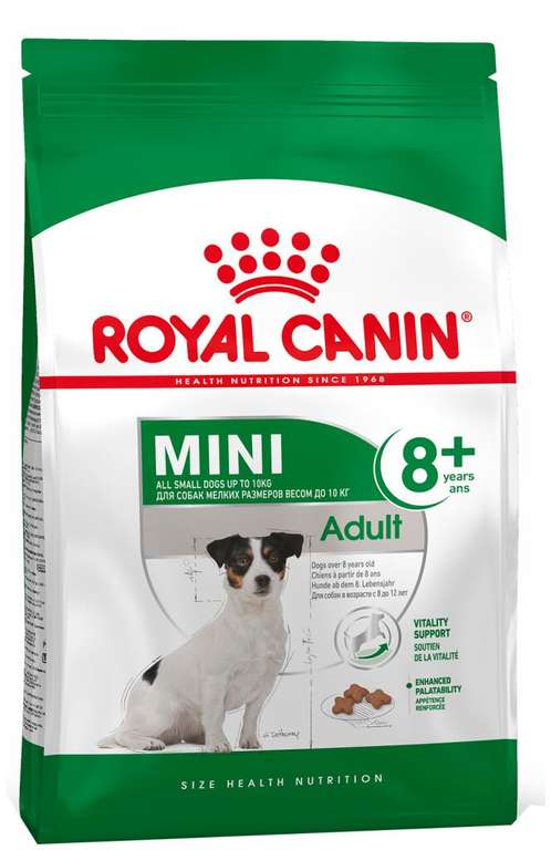 Сухой корм Royal Canin для взрослых собак, 8 кг (для мелких пород, ухода за ротовой полостью, при склонности к избыточному весу)