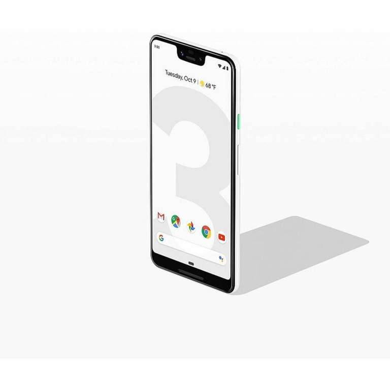 Смартфон Google Pixel 3 XL 64GB, Новый, разблокированный белый (из США, нет прямой доставки) в dailysteals.com