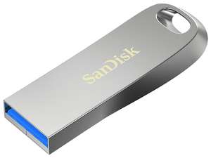 Флешка SanDisk Ultra Luxe 128 GB, 1 шт., серебристый
