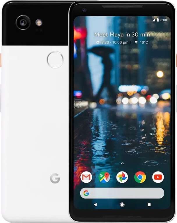 Смартфон Google Pixel 2 XL 64GB (Unlocked, Black & White)