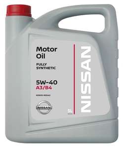 [Самара и возм. др] Синтетическое моторное масло Nissan 5W-40 FS A3/B4, 5 л