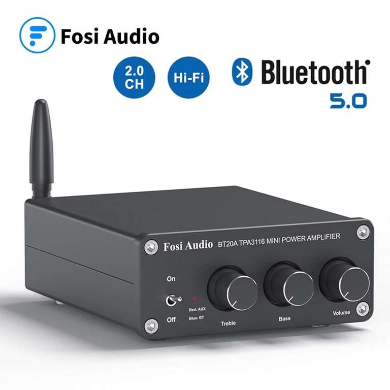 Усилитель для колонок Fosi Audio BT20A