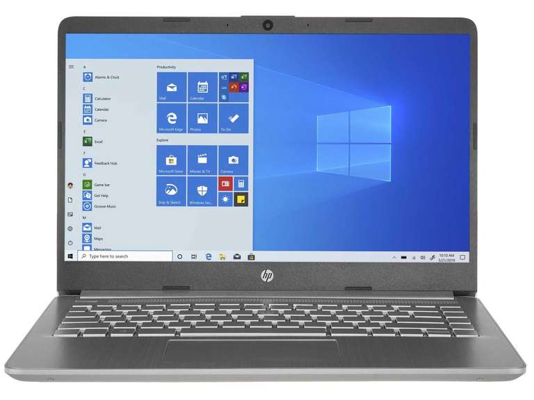 [не везде] 14" Ноутбук HP Laptop 14s-fq1017ur (IPS, Ryzen 3 5300U, RAM 8 ГБ, SSD 256 ГБ, Radeon RX Vega 6 , Windows 10 Home)
