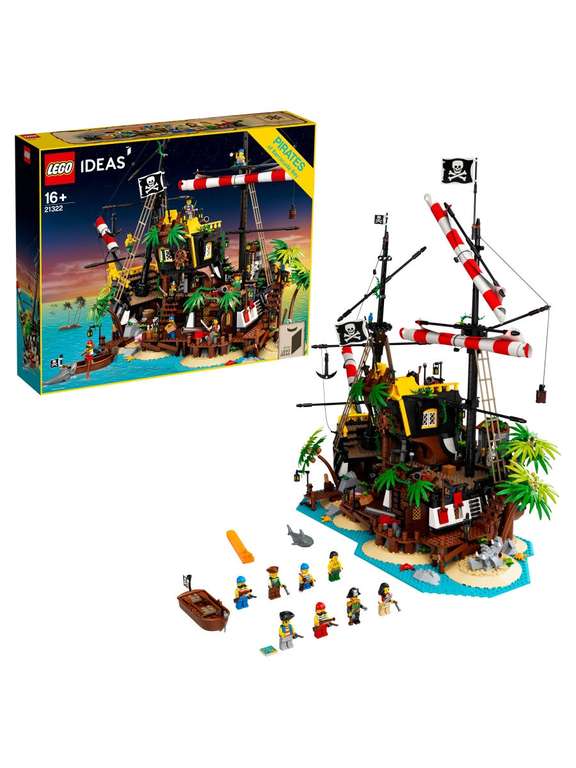 Конструктор Lego Ideas 21322 Пираты залива Барракуды