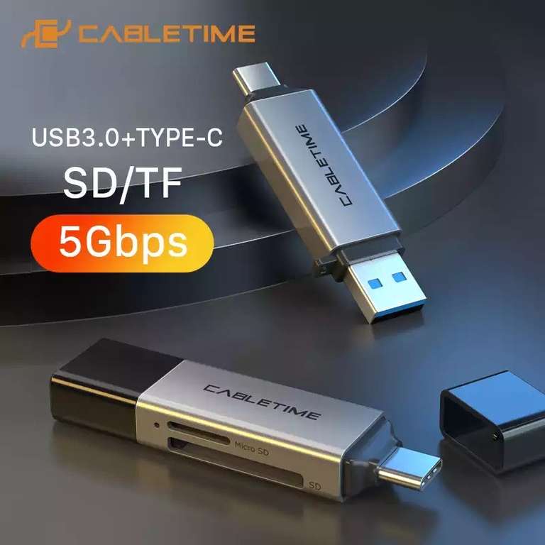 Катридеры для простого USB Cabletime C376 (и для устройств с Type-C выходом дороже)