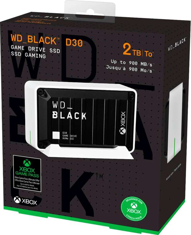 2TB WD Black SSD D30 Game Drive USB 3.2