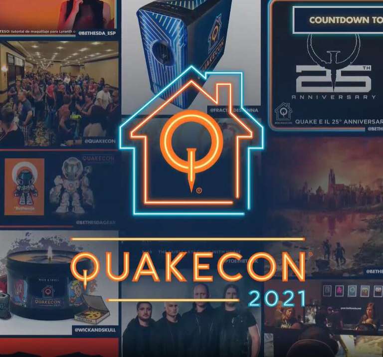 Бесплатно элементы оформления профиля в Steam (за просмотр трансляции QuakeCon 2021)