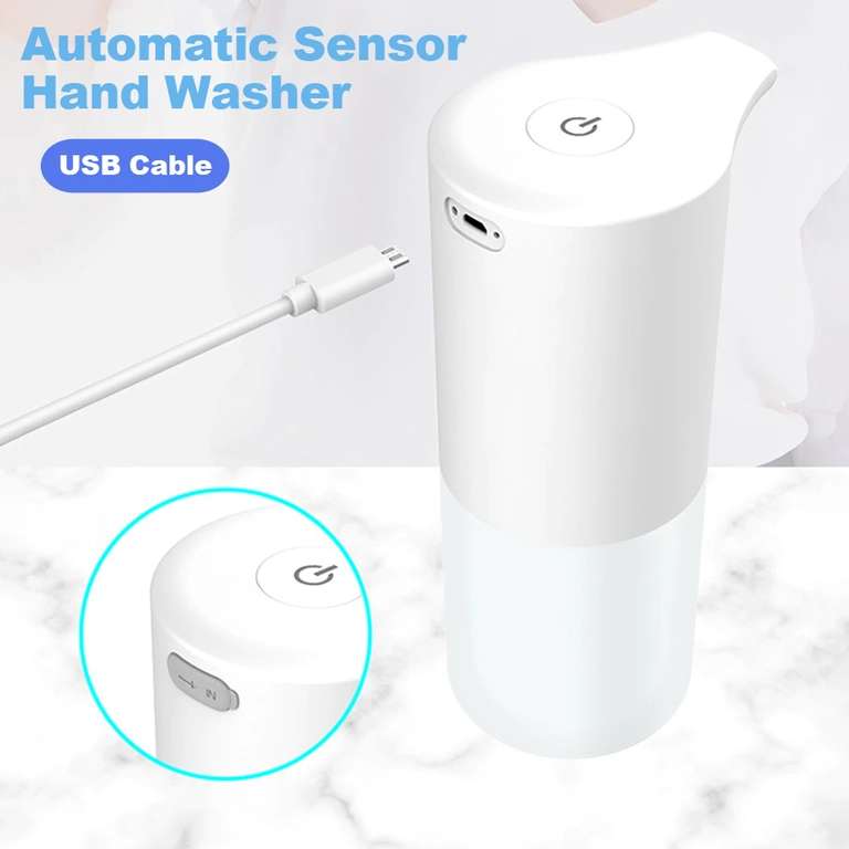 Бесконтактный автоматический дозатор мыла с USB-зарядкой и инфракрасным датчиком