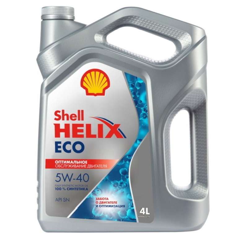 Моторное масло Shell Helix ECO 5W-40, 4 л