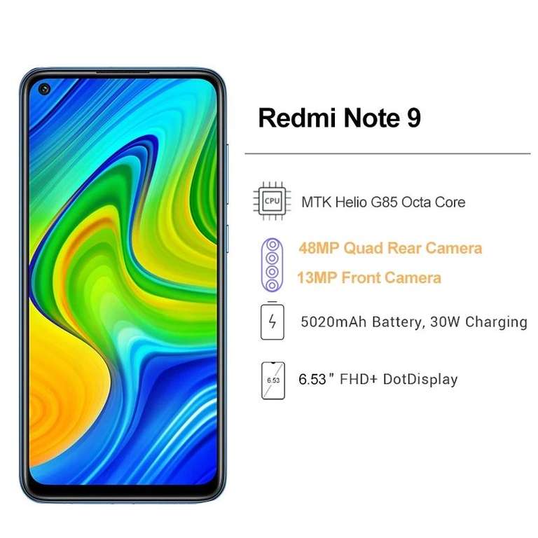Redmi Note 9, 64 Gb, NFC