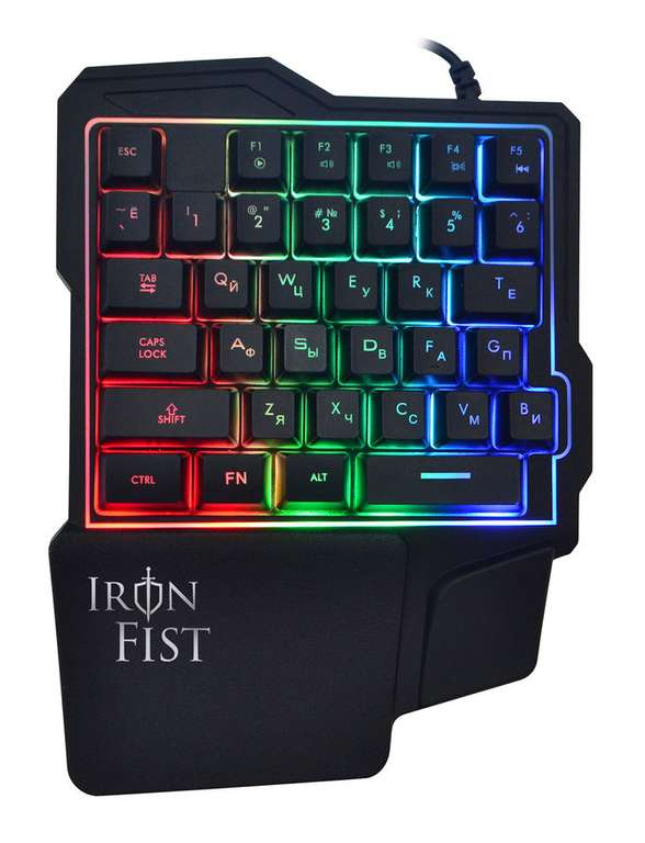 Игровая мини клавиатура Oklick 701G Iron Fist