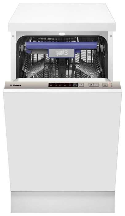 Посудомоечная машина узкая HANSA ZIM455EH (44.8 см, энергопотребление A++, мойка A)