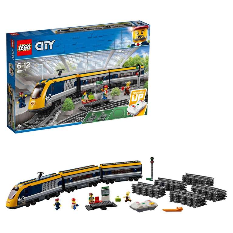 Lego Trains Пассажирский поезд