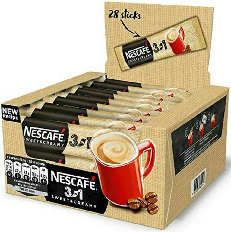 [п. Зубова Поляна] Кофе растворимый Nescafé 3в1 Сливочный вкус 34шт.