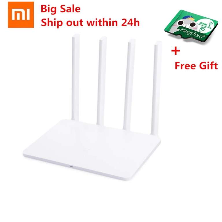 Xiaomi Mi Router 3G + бонусом карта памяти на 16Гб за $30.99