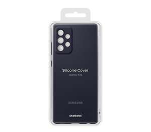 Клип-кейс Samsung Galaxy A72 Silicone Cover Black (EF-PA725TBEGRU)