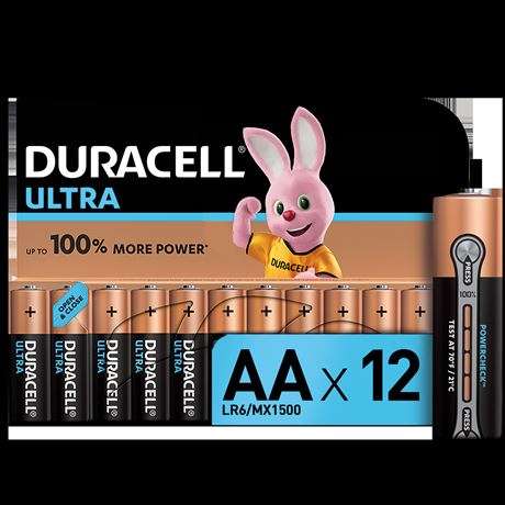 Батарейки Duracell Ultra LR6/AA 12шт