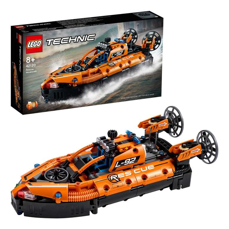 Lego Technic 42120 Hovercraft Спасательное судно на воздушной подушке