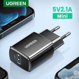 Сетевое зарядное USB-устройство Ugreen, 10 Вт, белое/чёрное