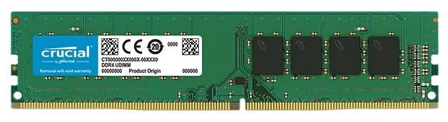Оперативная память DDR4 16 GB Crucial, 2666 MHz, CL19
