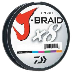 Плетеный шнур DAIWA J-Braid X8 0.1 мм, 150 м, 6 кг, 2 штуки