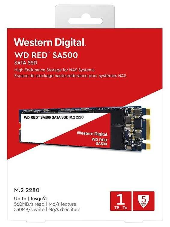 [СПБ] SSD WD RED SA500 1TB (1000 GB) WDS100T1R0B SATA