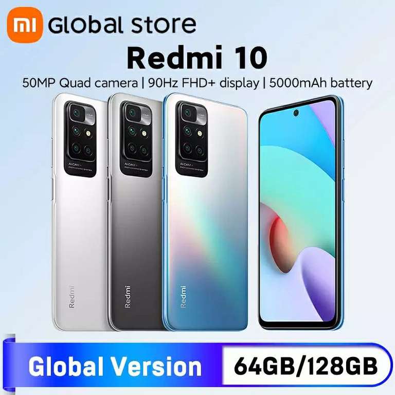 Смартфон Redmi 10 4+64Gb Global
